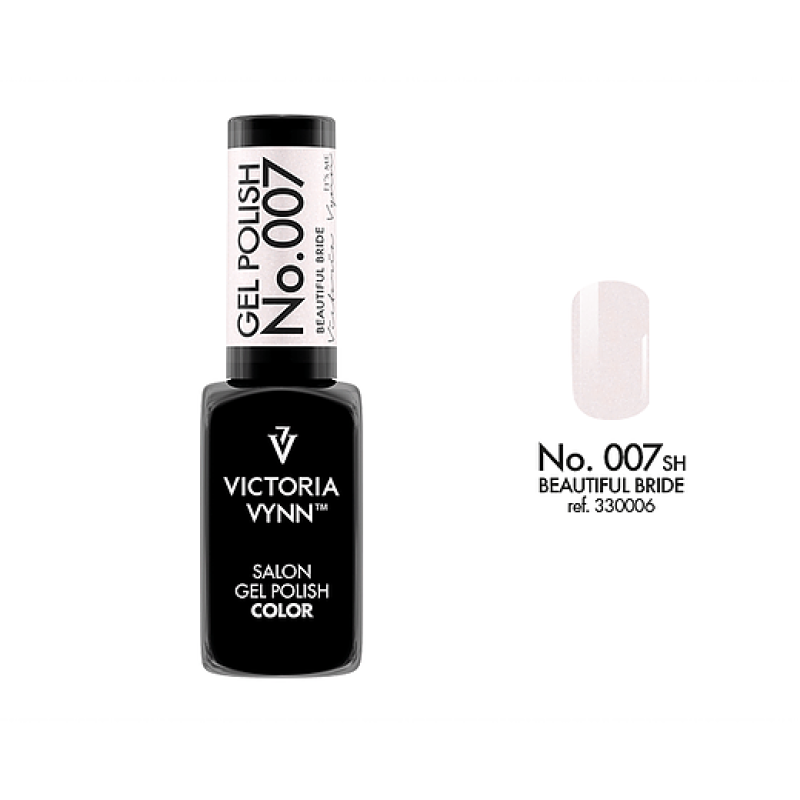 salon gel polish No.007 beautyful bride (TPO FREE, HEMA FREE, DI- HEMA FREE)